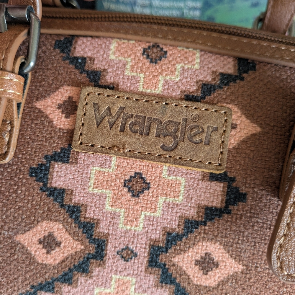 Wrangler Brown Western Handbag - Picture 13 of 15